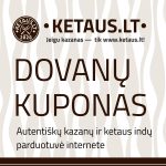 DOVANŲ KUPONAS KETAUS.LT Autentiškų kazanų ir ketaus indų parduotuvė