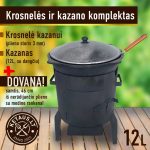 Krosneles ir kazano 12L komplektas-samtis-Dovanu