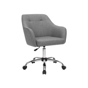 Biuro kėdė, patogi reguliuojamo aukščio kompiuterio kėdė, plieninis rėmas, 60.8x58x86/96 cm