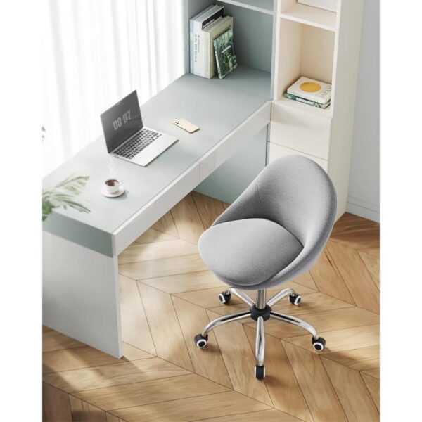 Biuro kėdė su reguliuojamu aukščiu ir putplasčio paminkštinimu, 56x60x83,3/93,3 cm