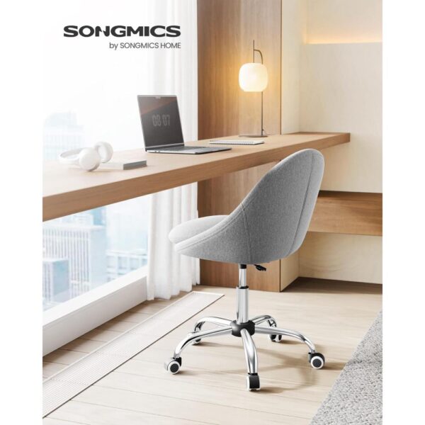 Biuro kėdė su reguliuojamu aukščiu ir putplasčio paminkštinimu, 56x60x83,3/93,3 cm