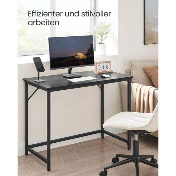Rašomasis stalas, kompiuterio stalas, biuro stalas, studijoms, miegamajam, 100x50x75 cm