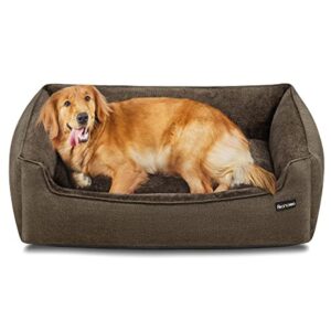Šuns lova su nuimamu ir plaunamu užvalkalu, dideliems šunims, 110x75x27 cm